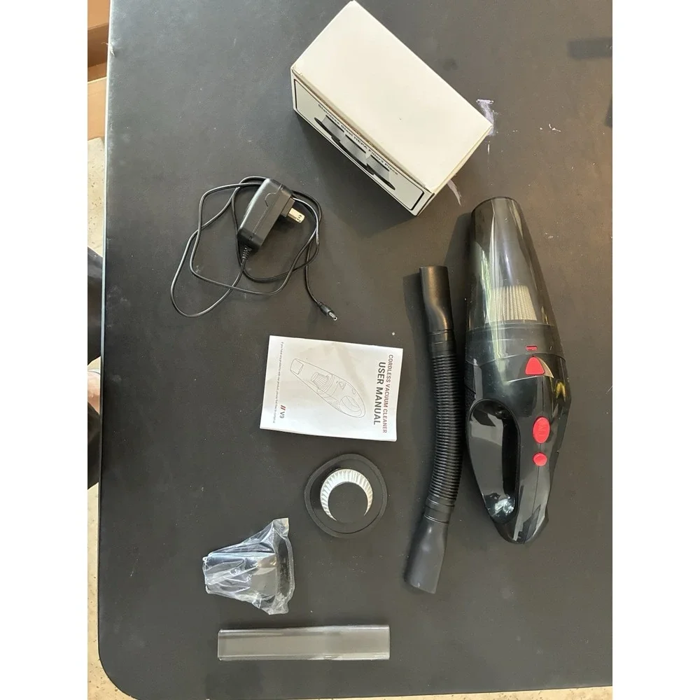 Handheld Cordless Wet Dry Vacuum Portable High Suction Home Car 3 Extra Filters